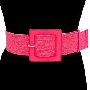 Vibrant Woven Adjustable Statement Belt
